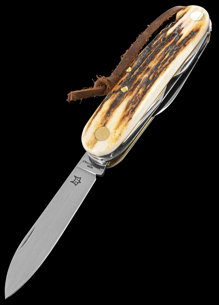 Fox Multipurpose Pocket Knife Stag 7 3 Fox Multipurpose Pocket Knife Stag 7 - Image 3