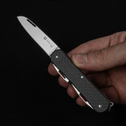 Fox Vulpis 5 Carbon Fibre Penknife 12 Fox Vulpis 5 Carbon Fibre Penknife -Knives Shop FOX FX VP130 SF5CF 98716.1688656809
