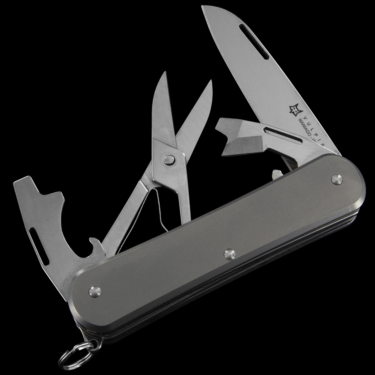 Fox Vulpis 4 Scissor Titanium Penknife 5 Fox Vulpis 4 Scissor Titanium Penknife - Image 5